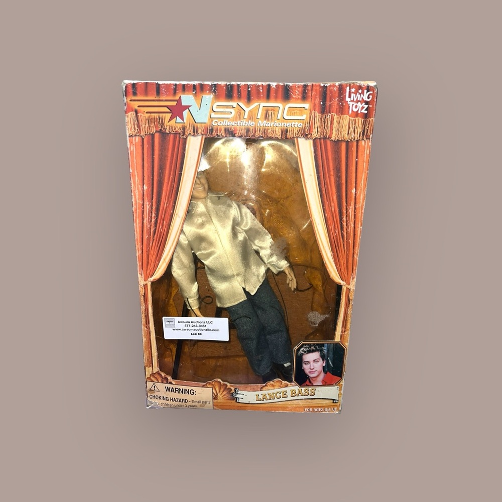 Vintage NSYNC Lance Bass Collectible Marionette Doll